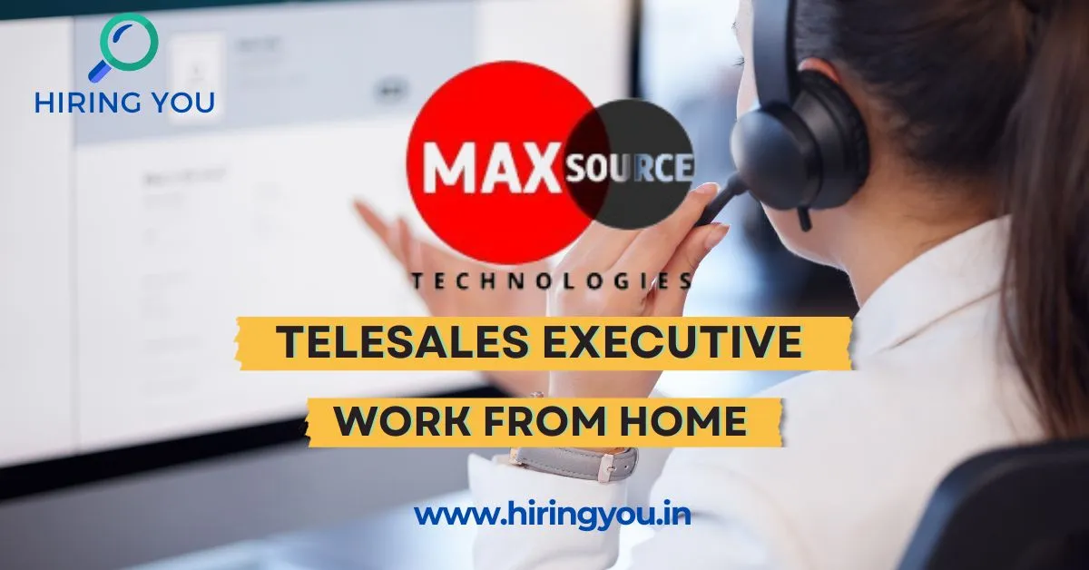 Tele Sales Executive (Work From Home)