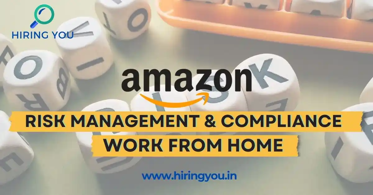 Risk Management Job at Amazon Work From Home