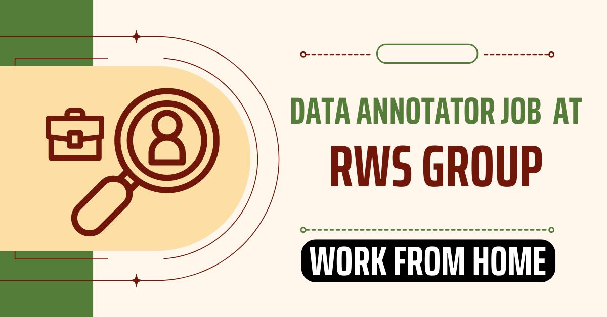 Data Annotator (Hindi) Job at RWS Group | Work From Home