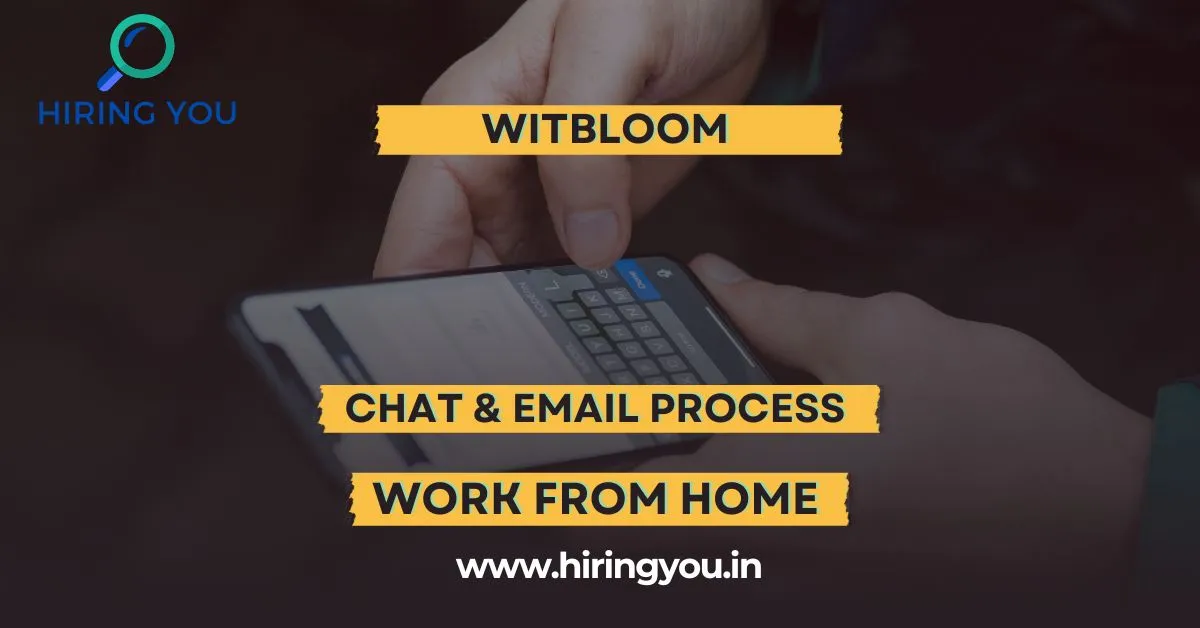 Chat & Email Process Work from Home 1012Graduation ₹16,000month