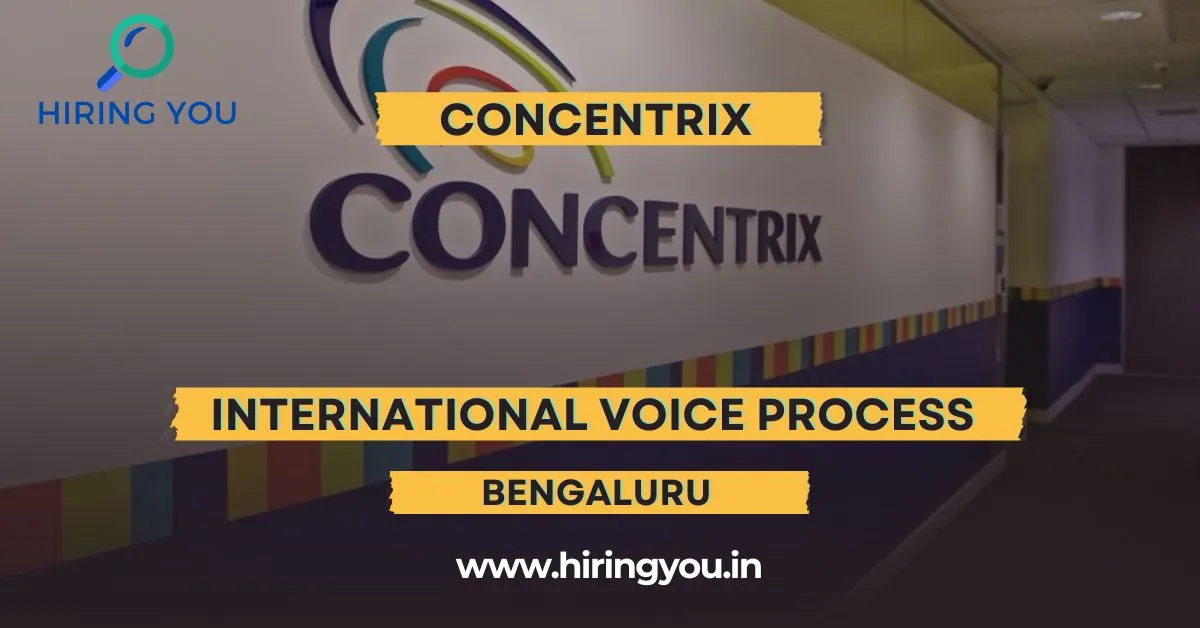 Customer Support Concentrix Bengaluru Up To ₹35,000month