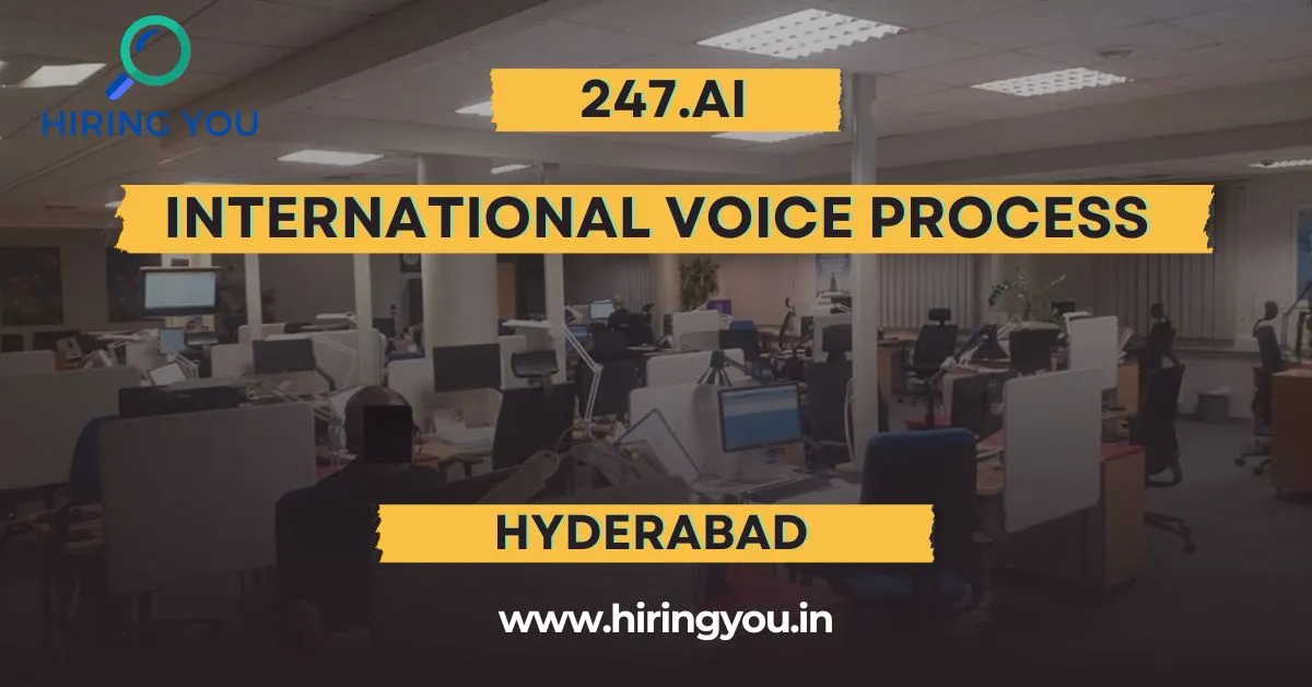 Hiring for International Voice Process Freshers Hyderabad Salary ₹40k