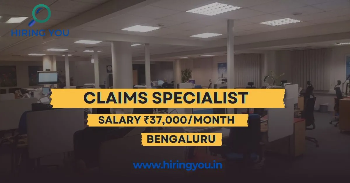 Sutherland Hiring Freshers | Salary ₹37k | Claim Specialist | Bengaluru